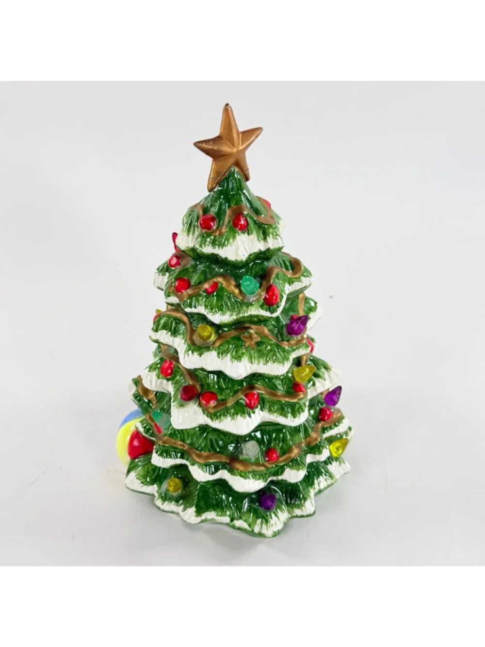 Vintage 1982 Ron Gordon Designs Ceramic Christmas Tree 10.5